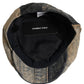 Brown Cotton Denim Newsboy Capello Cabbie Hat