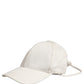 Men White Cotton Stretch Baseball Capello Hat