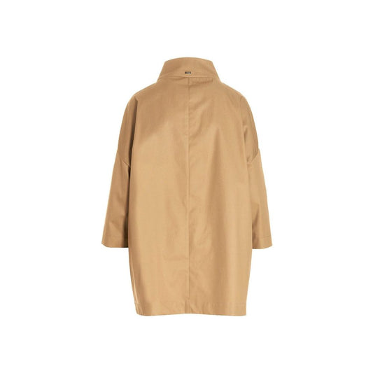 Brown Cotton Coat
