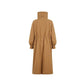 Brown Polyester Coat