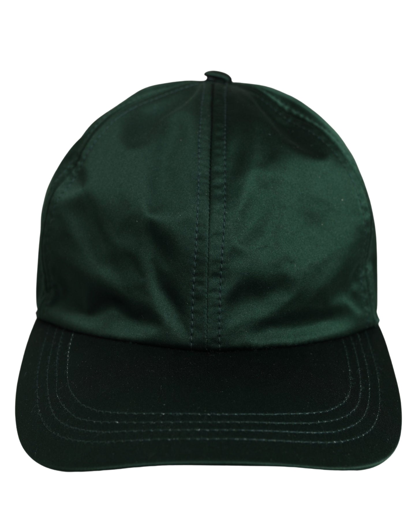 Men Deep Green Cotton Baseball Cap 6 Panels Hat