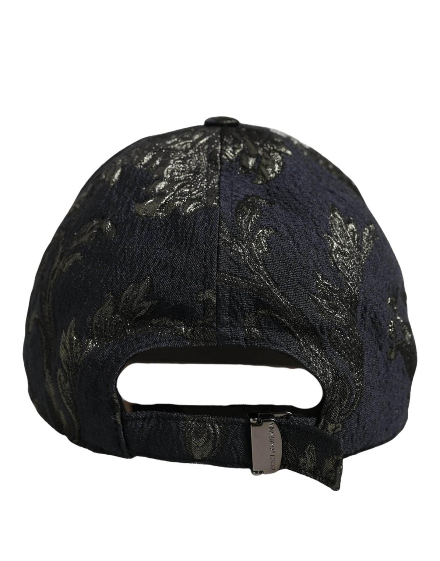 Men Black Floral Barocco Cotton Baseball Cap Hat