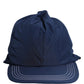 Men Navy Blue Polyester Baseball Capello Hat