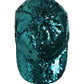 Men Green Cotton Sequin Baseball Cap 6 Panels Hat