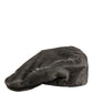 Men Grey Cotton Corduroy Cloth Newsboy Cap Hat