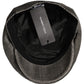 Men Grey Cotton Corduroy Cloth Newsboy Cap Hat