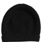 Men Black Wool Knitted Winter Beanie Capello One Hat