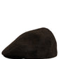 Men Brown Cotton Flat Cloth Newsboy Cap Hat