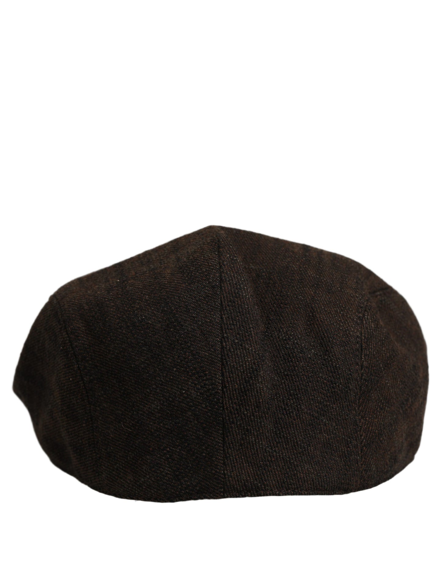 Men Brown Cotton Flat Cloth Newsboy Cap Hat