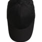 Men Black Cotton Baseball Cap 6 Panels Hat