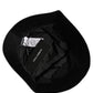 Men Black Nylon Wide Brim Bucket Capello Hat