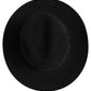 Men Black Classic Wide Brim Fedora Capello Hat