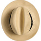 Men Beige Paper Straw Fedora Panama Capello Hat