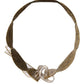 Gold Tone Brass Coin Metal Waist Cintura Belt