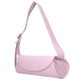 Pink Leather Crossbody Bag