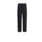 Black Cotton Casual Pants