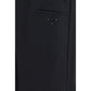 Black Cotton Casual Pants