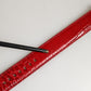 Red Embossed Leather Gold Buckle Belt Strap Bracelet