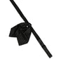 Men Black Pinstripe Silk Adjustable Neck Papillon Bow Tie