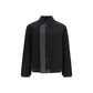 Black Nylon Bomber