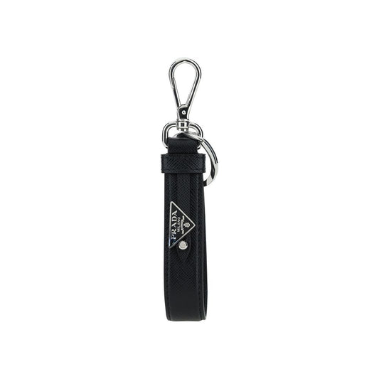Black Stainless Steel Keychain