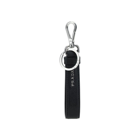 Black Stainless Steel Keychain