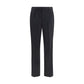 Black Wool Oves Aries Casual Pants