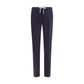 Blue Wool Oves Aries Casual Pants
