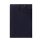 Blue Elastane Casual Pants
