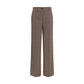 Brown Wool Oves Aries Casual Pants