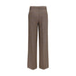 Brown Wool Oves Aries Casual Pants