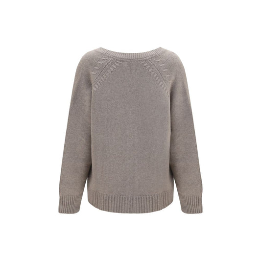 Beige Cashmere Cardigan