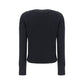 Black Wool Oves Aries Sweatshirt