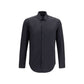 Black Cotton Dress Shirt