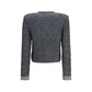 Blue Polyamide Cardigan
