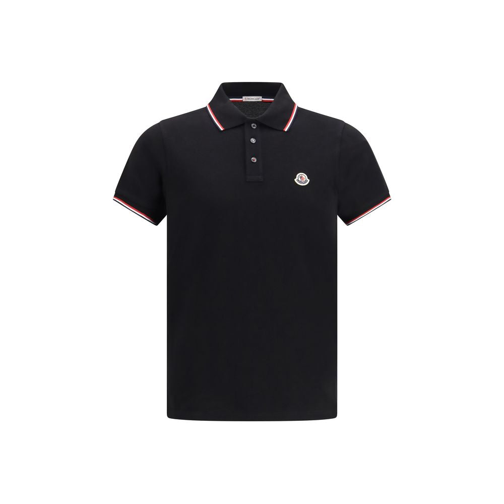 Black Cotton Polo Shirt