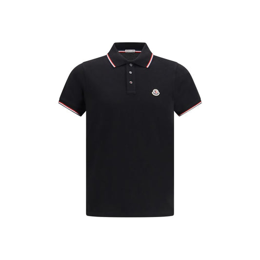 Black Cotton Polo Shirt