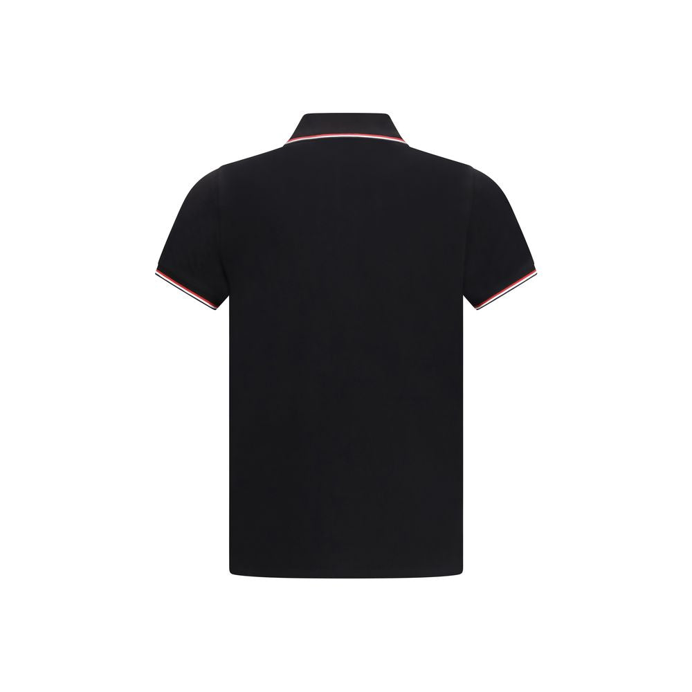 Black Cotton Polo Shirt