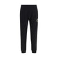 Black Cotton Athletic Pants