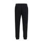 Black Cotton Athletic Pants