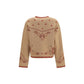 Brown Wool Oves Aries Full-Length Jacket
