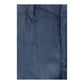 Blue Cotton Casual Pants