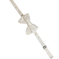 Men White 100% Silk Adjustable Neck Papillon Bow Tie