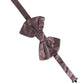 Men Maroon 100% Silk Adjustable Neck Papillon Bow Tie