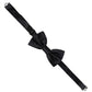Men Black 100% Silk Adjustable Neck Papillon Bow Tie
