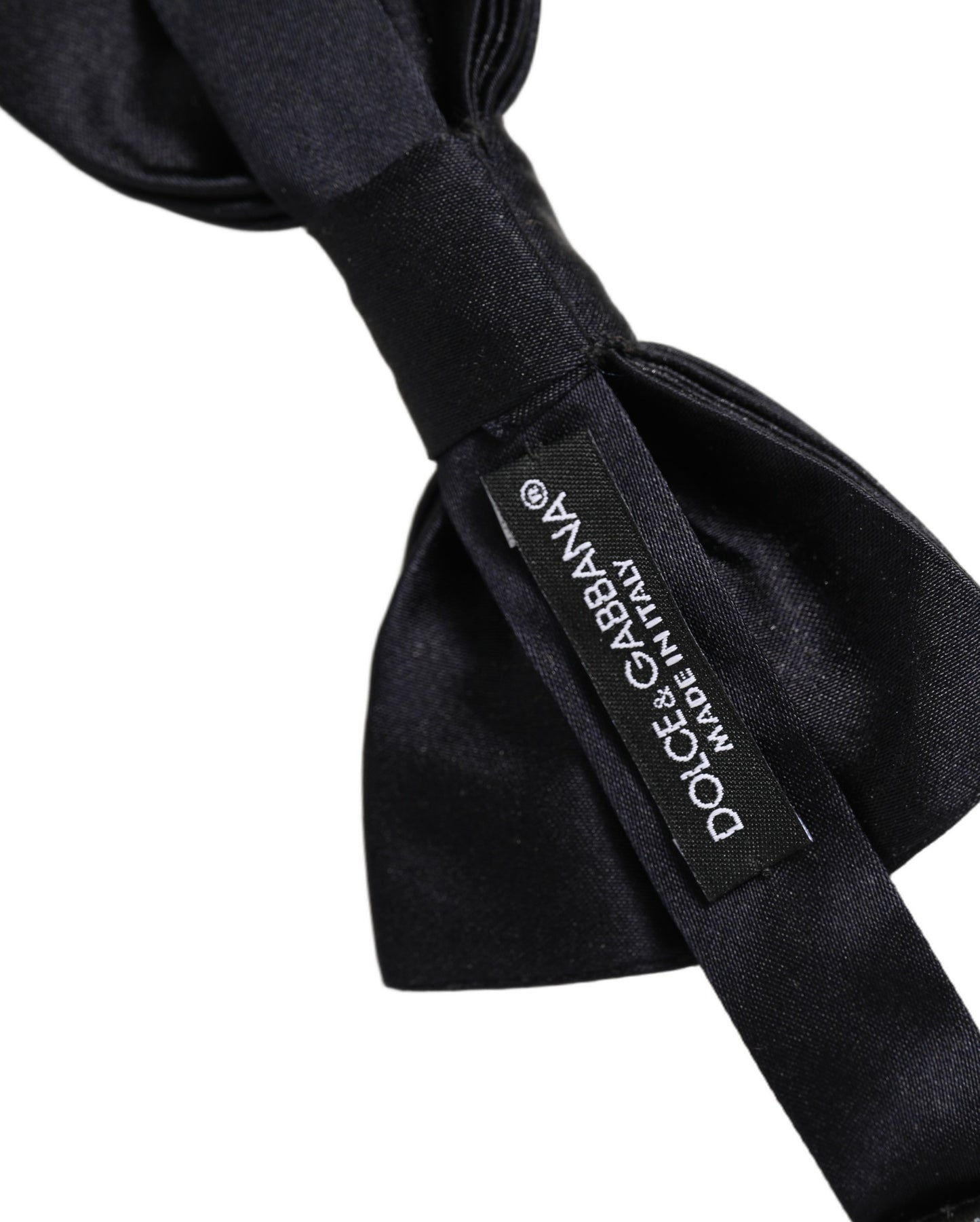 Men Black 100% Silk Adjustable Neck Papillon Bow Tie