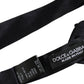 Men Black 100% Silk Adjustable Neck Papillon Bow Tie