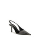 Black Calf Leather Bos Taurus High Heel Pumps