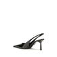 Black Calf Leather Bos Taurus High Heel Pumps
