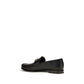 Black Calf Leather Bos Taurus Slip-On Loafers